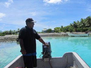 Boat ride to the village